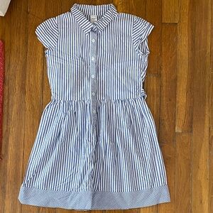 Carter's nautical blue and White Striped Casual cotton Dress